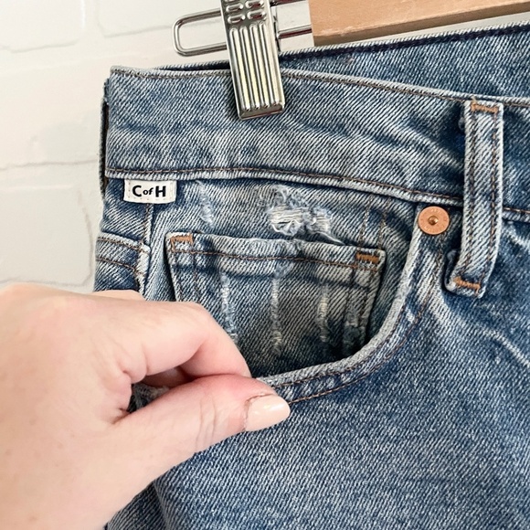 NWT COH Emerson Jeans Cigarette Light wash Blue Mobwife Rockstar Girlfriend 30 - Picture 10 of 13